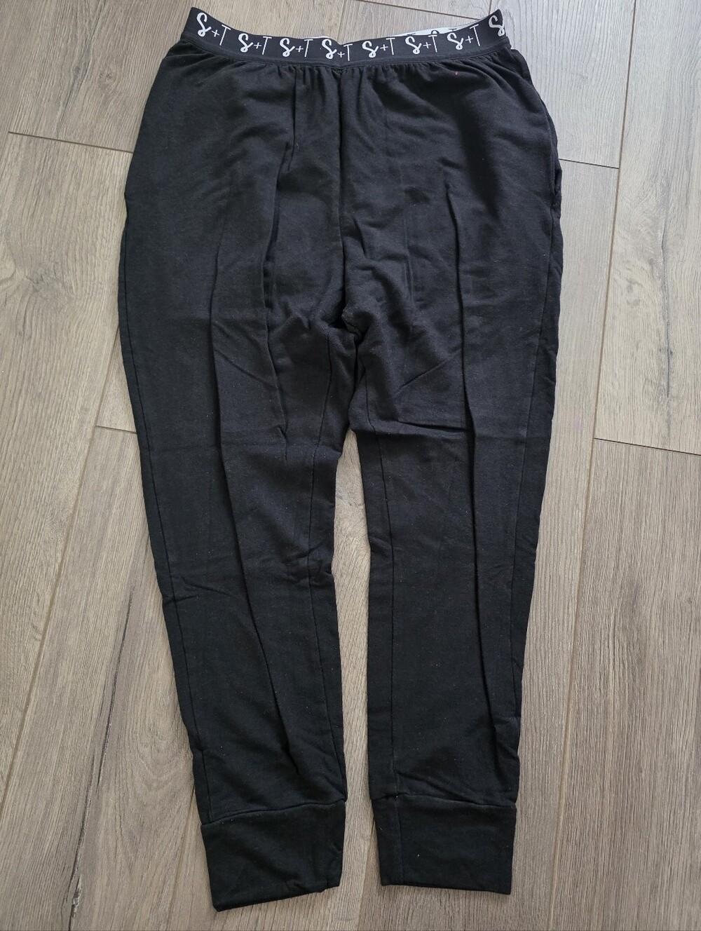 Smash + Tess - Black Cotton Joggers - Size Small